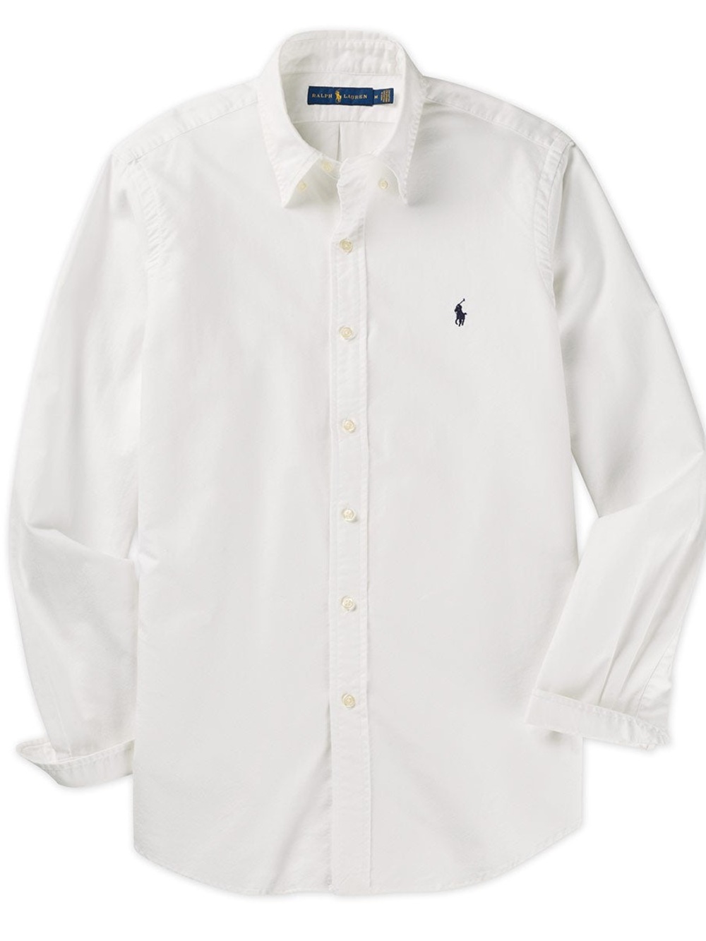 Ralph Lauren White Button-Down Oxford Shirt 2XB XXL 100% cotton